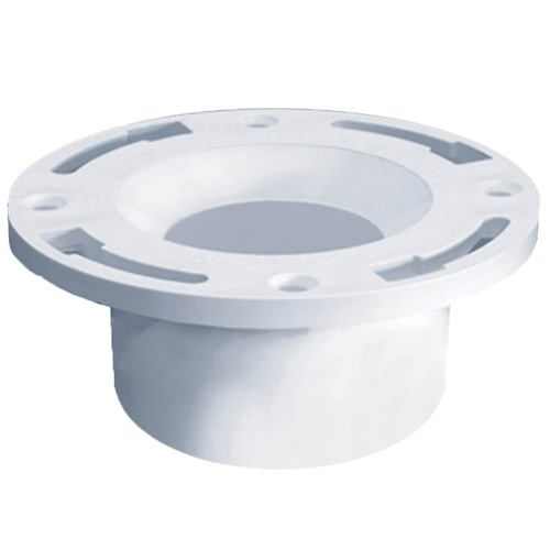 IPS&reg; Long Pattern Flush-Tite Closet Flange Without Knockout For 3 inch or 4 inch PVC Pipe; 40/Case