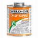 Weld-On® 713™ Regular Bodied CPVC Cement, 1/2 pt Can, Orange