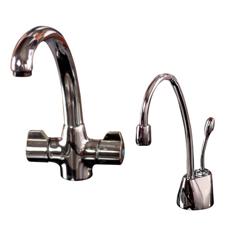 In-Sink-Erator&reg; Indulge&trade; Contemporary Instant Hot Water Dispenser, Satin Nickel