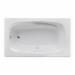 Jason International B3666AWH Integrity&reg; 44 Jet AirMasseur&reg; Hydrotherapy Rectangular Air Bath Tub, 66 inch x 36 inch x 20-1/2 inch, White