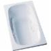 Jason International B3666AWH Integrity&reg; 44 Jet AirMasseur&reg; Hydrotherapy Rectangular Air Bath Tub, 66 inch x 36 inch x 20-1/2 inch, White