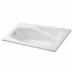 Jason International B3672AWH Integrity&reg; 42 Jet AirMasseur&reg; Hydrotherapy Rectangular Air Bath Tub, 72 inch x 36 inch x 20-1/2 inch, White