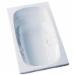 Jason International B4272AWH Integrity&reg; 44 Jet AirMasseur&reg; Hydrotherapy Rectangular Air Bath Tub, 72 inch x 42 inch x 20-1/2 inch, White