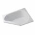 Jason International C6060AWH Integrity&reg; 56 Jet AirMasseur&reg; Hydrotherapy Corner Air Bath Tub, 60 inch x 60 inch x 20-1/2 inch, White