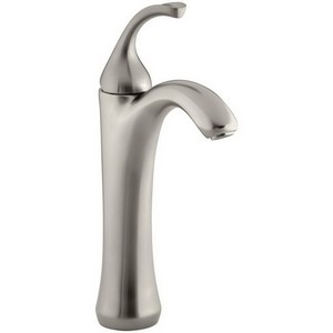 Kohler FortΘ® K-10217-4-BN Single Hole 1-Handle Lever Monoblock Bathroom Faucet, 2.2 gpm, Vibrant Brushed Nickel