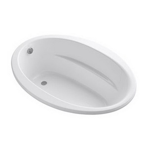Kohler K-1163 Sunward® Acrylic Soaking Tub, 60 inch x 42 inch x 21 inch, White