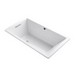 Kohler Underscore™ K-1173-G-0 122-Jetted Acrylic Rectangular Air Tub, 36 inch x 66 inch, White