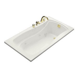 Kohler Mariposa® K-1224-0 5-Jetted Acrylic Rectangular Whirlpool, 35-7/8 inch x 66 inch, White