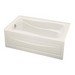 Kohler K-1242-LA Mariposa® Left Drain Placement Acrylic Soaking Tub, 60 inch x 36 inch x 20 inch, White
