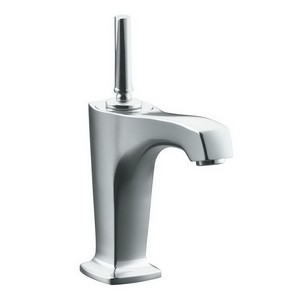 Kohler Margaux™ K-16230-4-CP Single Hole 1-Handle Lever Monoblock Bathroom Faucet, 2.2 gpm, Polished Chrome