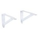 Kohler K-1814 Cast Iron Wall Brackets, 19-5/8 inch x 2-3/4 inch x 11 inch for Wall Mounted Bathroom Sink