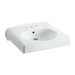 Kohler Brenham&trade; K-1997 Wall-Mount Vitreous China Bathroom SinK, 21-15/16 inch x 19-3/4 inch, White