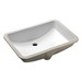 Kohler Ladena® K-2215 1-Basin Vitreous China Undermount Lavatory Sink, 23-1/4 inch x 16-1/4 inch, White