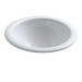 Kohler Compass™ K-2298 1-Basin Vitreous China Self-Rimming, Undermount Lavatory Sink, 13-1/4 inch x 13-1/4 inch, White