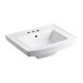 Kohler K-2358-4 Archer® Classic 4 inch Center Faucet Vitreous China Rectangle Pedestal Sink Basin, 23-15/16 inch L x 20-7/16 inch W, White