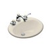 Kohler Farmington® K-2905-8 1-Basin Cast Iron Self-Rimming Countertop Lavatory, 19-1/4 inch x 16-1/4 inch, Almond