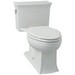 Kohler&reg; Archer&reg; K-3639-96Vitreous China Elongated Toilet Bowl, 1.28 gpf, White
