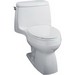 Kohler Santa K-3810 AquaPiston&reg; Flush System Left Trip Lever Vitreous China One-Piece Toilet, 1.28 gpf, White