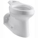 Kohler K-4305 Barrington™ Comfort Height 4 inch Rough-In ADA Vitreous China Elongated Front Toilet Bowl, 1 gpf, White
