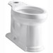 Kohler K-4397 Devonshire® Comfort Height 12 inch Rough-In ADA Vitreous China Elongated Front Toilet Bowl, White