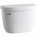 Kohler K-4418 Cimarron® AquaPiston® Flush System Left Trip Lever Vitreous China Toilet Tank, 1.6 gpf, White