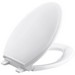 Kohler K-4684 Glenbury™ Q2™ Advantage™ Solid Polypropylene Closed-Front Elongated Toilet Seat, 18-13/16 inch L x 14-3/16 inch W x 1-1/4 inch D, White
