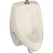 Kohler Dexter&trade; K-5016-ET-47 Top Spud Vitreous China Wall Mount Siphon-Jet Urinal, 13-1/2 inch x 14-1/2 inch, 1 gpf, Almond