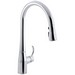 Kohler Simplice® K-596-CP 1-Handle Pull-Down Spray Kitchen Faucet, 2.2 gpm, Polished Chrome