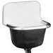 Kohler Bannon&trade; K-6718 Single-Bowl Cast Iron Wall Mounted Or P-Trap Mounted Service Sink, 22-1/4 inch x 18-1/4 inch, White