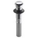 Kohler K-7124-CP Brass Pop-Up Clicker Drain Without Overflow, 1-1/4 inch, Polished Chrome
