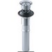 Kohler K-7129-A-CP Brass Grid Drain With Overflow, 1-1/4 inch, Polished Chrome