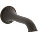 Kohler Artifacts&trade; K-72791 Oil-Rubbed Bronze Metal Non-Diverting Tub Bath Spout, 1/2 inch NPT x 8 inch