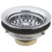 Kohler Duostrainer&reg; K-8814 Stainless Steel and Brass Sink Strainer, 4-1/2 inch, Polished Chrome