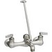 Kohler Kinlock&trade; K-8907 2-Lever Handle Centerset Wall Mount Service Sink Faucet, Rough Plate