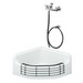 Kohler K-8940-NA Coated Stainless Steel Commercial Rim Guard, 3-13/32 inch x 29-1/2 inch x 5-3/4 inch