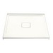 Kohler&reg; Archer&reg; K-9397 Single Threshold Center Drain Acrylic Shower Base with Removable Cover, 48 inch L x 36 inch W x 3-11/16 inch H, White