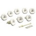 Kohler Flexjet&trade; K-9698 8-Jet Plastic Whirlpool Trim Kit, Biscuit
