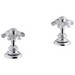 Kohler Artifacts™ K-98068-3M-CP Lavatory Prong Handles, Polished Chrome