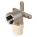 KBI DE-0500-D Lead Free Stainless Steel Drop Ear 90 Deg Elbow, 1/2 inch, CPVC CTS FPT x CTS Socket