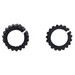Kohler GP1074231 Brass Spline Adapter Kit For 1/4 inch Turn Valves, Black
