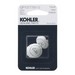 Kohler GP1077791-0 Plastic Plug Button for Fairfax&reg; Centerset Faucets, White