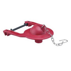 Kohler Rubber Flapper Assembly Kit with Chain, Red