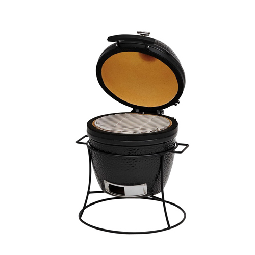 Kamado Joe&reg; Joe Jr Portable Ceramic Grill With Sturdy Stand, 13-1/2 inch, Black