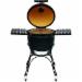 Kamado Joe KJ23BH Grill With Cart And Shelves, 406 sq. in., Black