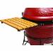 Kamado Joe KJ23RH Grill With Cart And Shelves, 406 sq. in., Red
