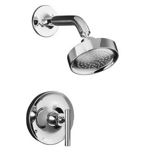 Kohler Purist®, Rite-Temp® K-T14422-4-CP Rite-Temp™ 1-Handle Tub & Shower Trim, Polished Chrome