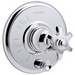 Kohler Artifacts™ K-T72768-3M Cross Handle Rite-Temp® Pressure-Balancing Valve Trim with Push-Button Diverter, Polished Chrome