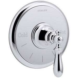 Kohler Artifacts™ K-T72769-9M Lever Handle Thermostatic Valve Trim , Polished Chrome