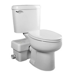 Liberty ASCENTII-RSW ABS Macerating Toilet System, Round, 32-1/4 inch H x 18-1/4 inch W x 27-5/8 inch D