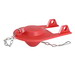 Korky&reg; Plus&trade; Chlorazone Rubber Universal Flapper with Stainless Steel Chain, Red; 12/CTN